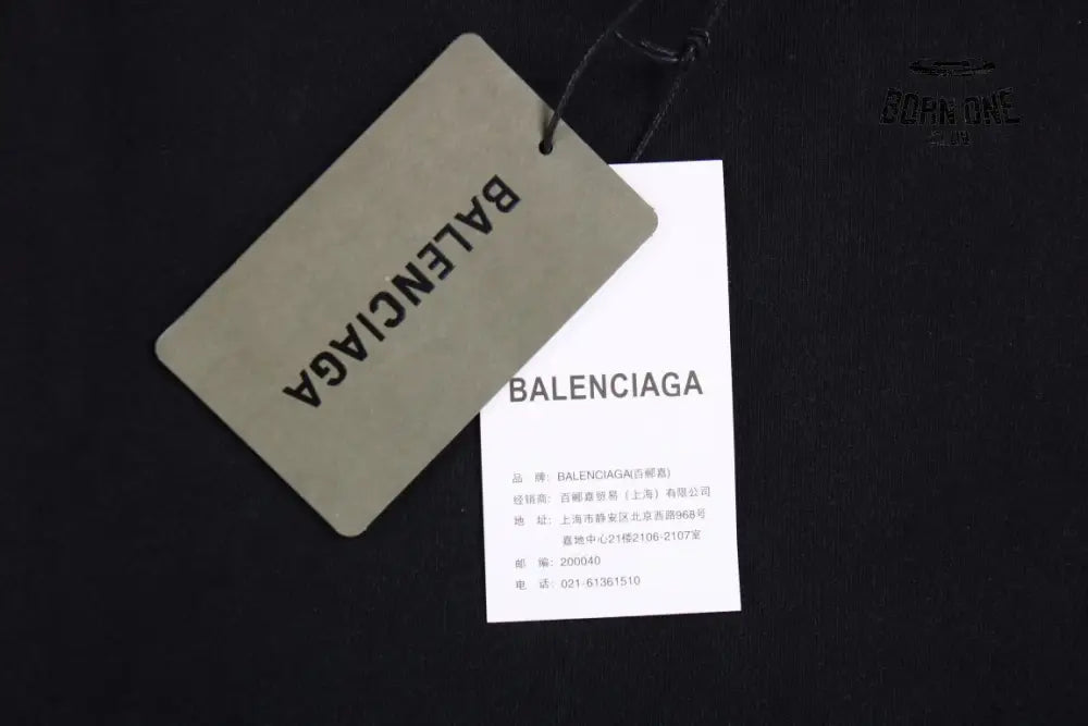 Balenciaga Black Hoodie Moletom Sweatshirts