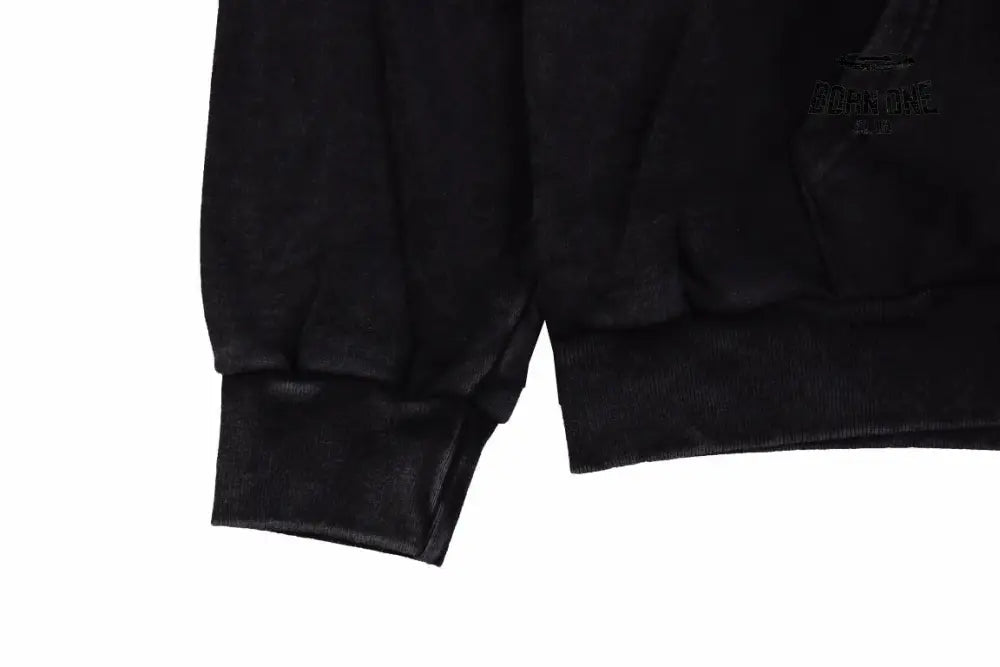 Balenciaga Black Oversized Hoodie Moletom Sweatshirts