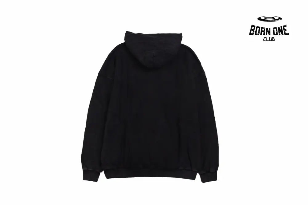 Balenciaga Black Oversized Hoodie Moletom Sweatshirts