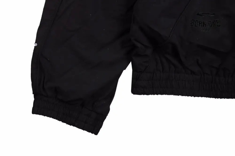 Balenciaga Black Zip-Up Track Jaqueta Sweatshirts