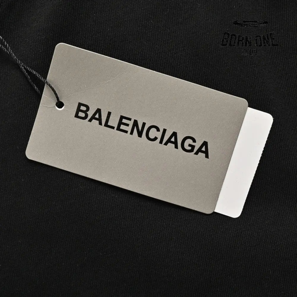 Balenciaga Crystal Logo T-Shirt in Black Camiseta T-shirt