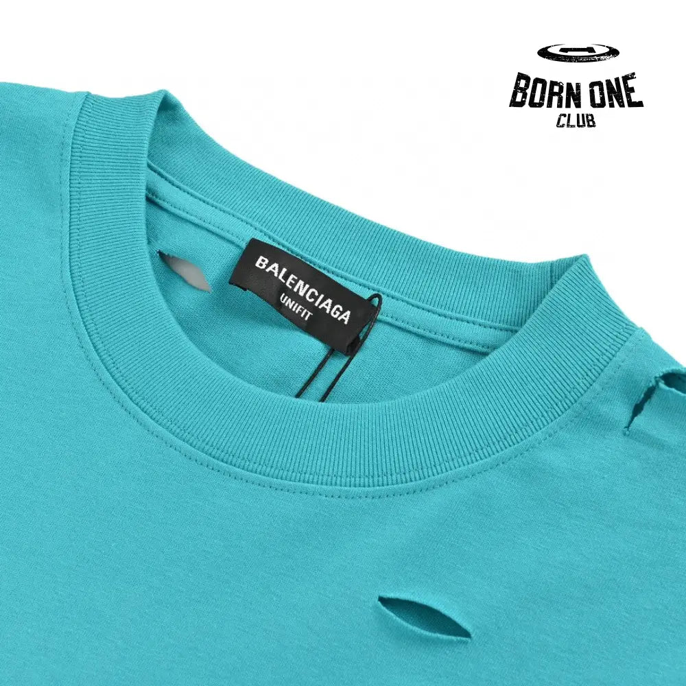 Balenciaga Distressed Logo T-Shirt Camiseta T-shirt