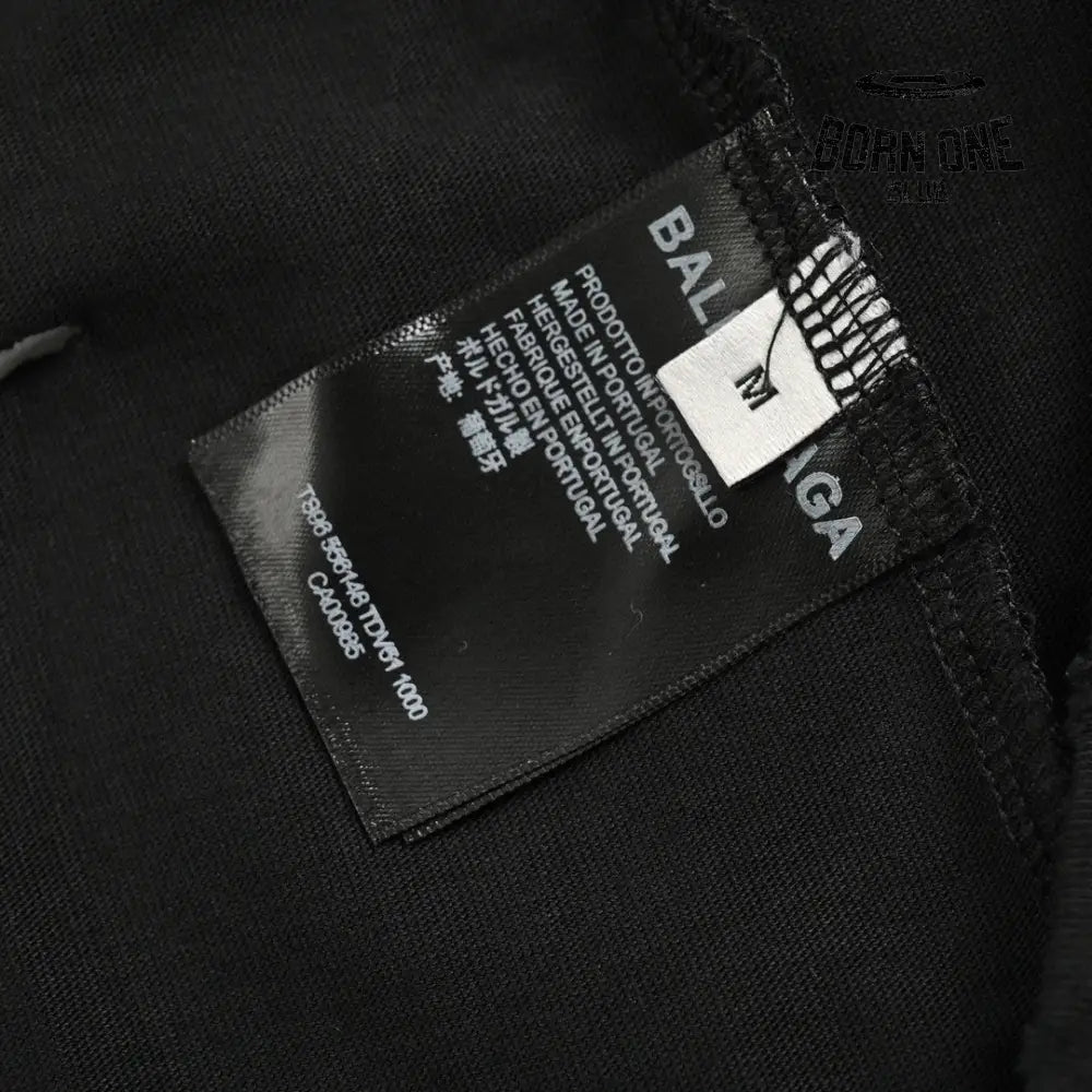 Balenciaga Distressed Logo T-Shirt Camiseta T-shirt