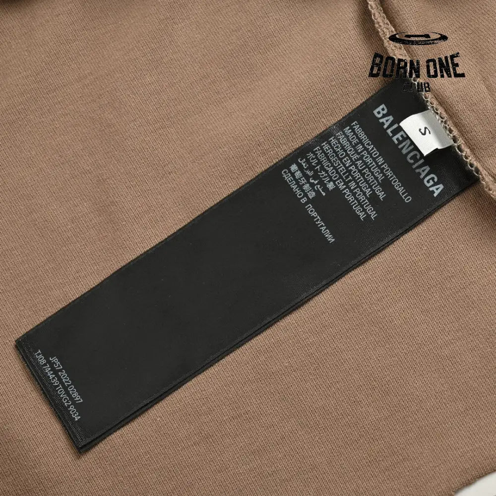 Balenciaga Distressed Logo T-Shirt Camiseta T-shirt