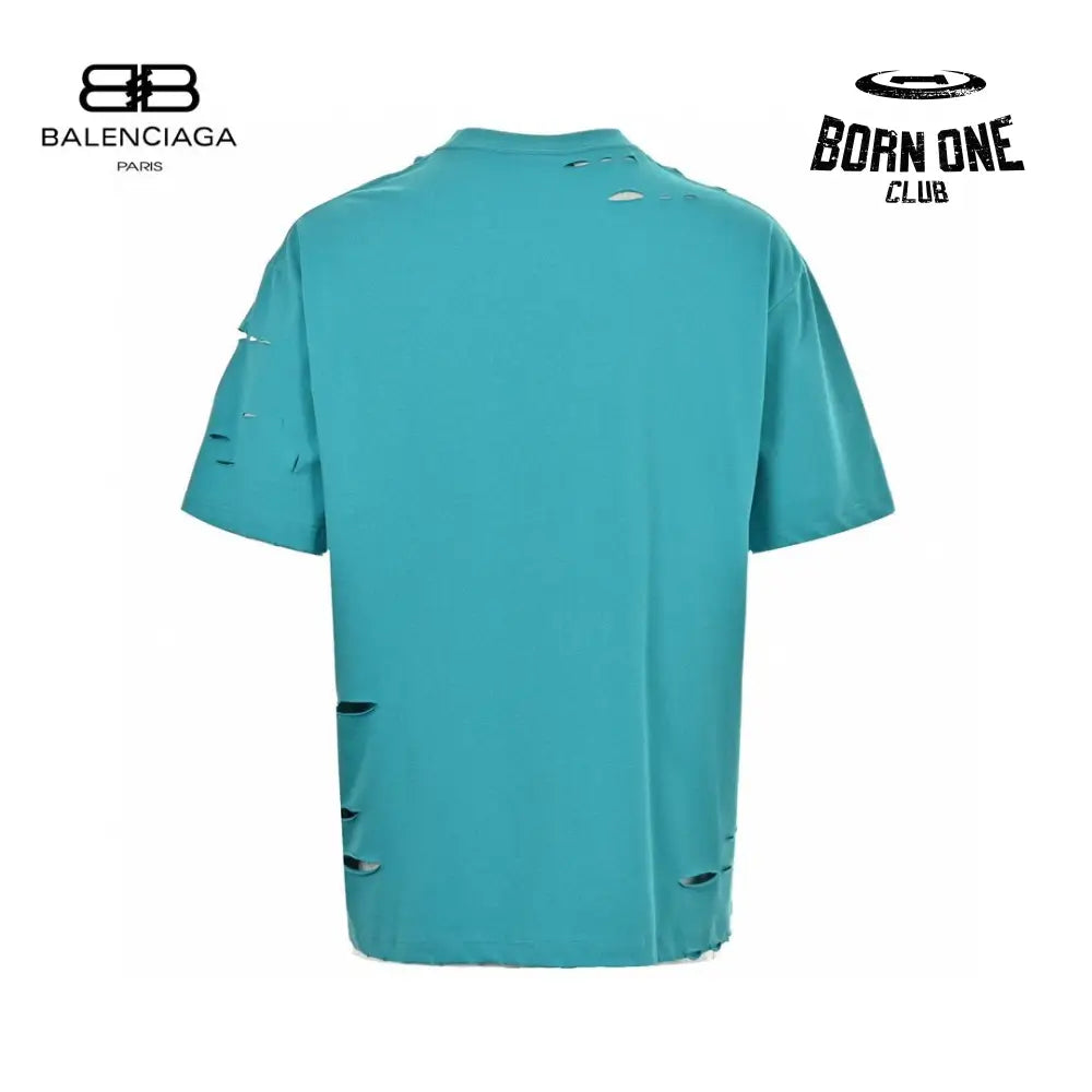 Balenciaga Distressed Logo T-Shirt Camiseta T-shirt