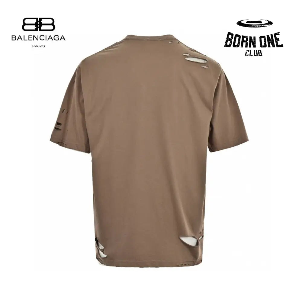 Balenciaga Distressed Logo T-Shirt Camiseta T-shirt