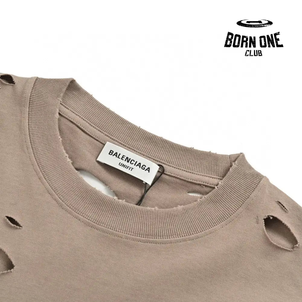 Balenciaga Distressed Logo T-Shirt Camiseta T-shirt