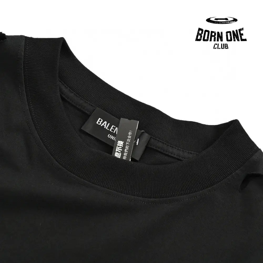 Balenciaga Distressed Logo T-Shirt Camiseta T-shirt