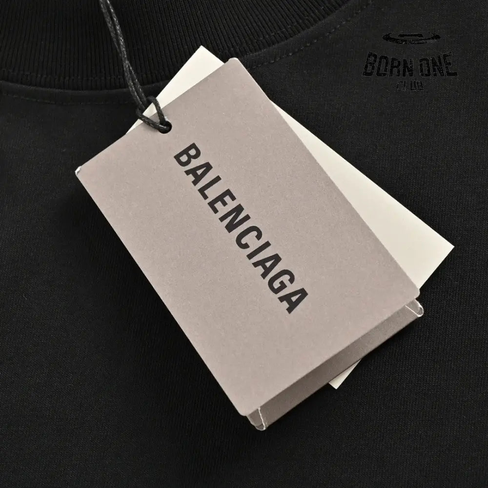 Balenciaga Distressed Logo T-Shirt Camiseta T-shirt