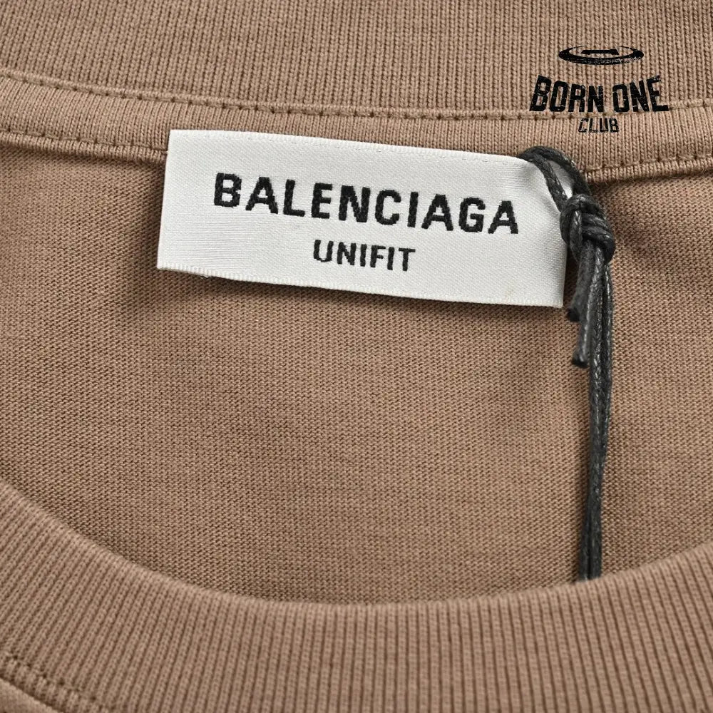 Balenciaga Distressed Logo T-Shirt Camiseta T-shirt
