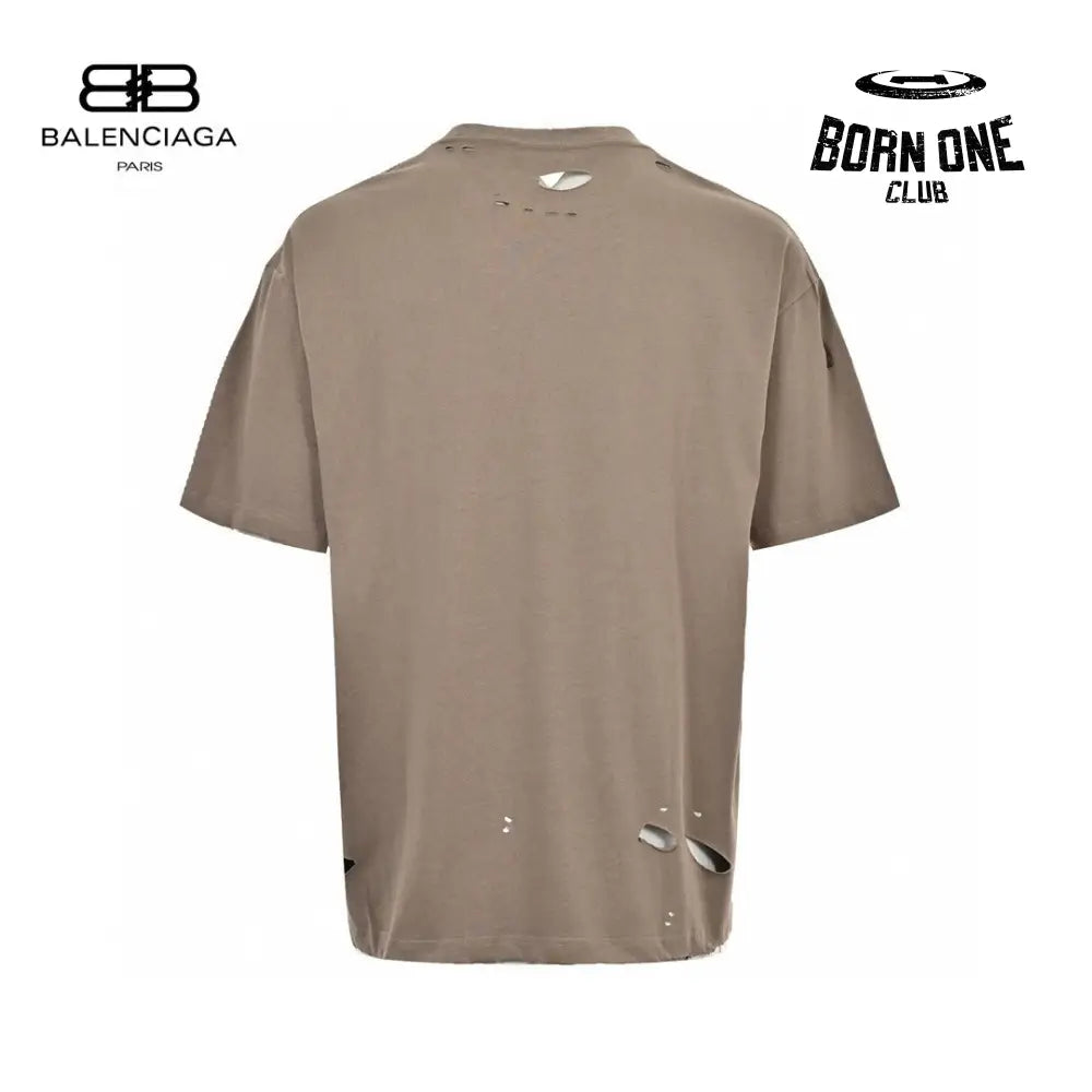 Balenciaga Distressed Logo T-Shirt Camiseta T-shirt