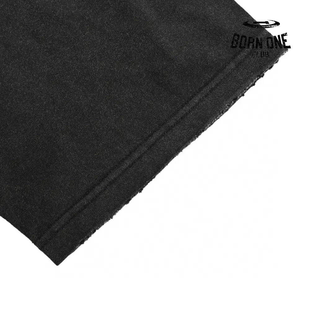 Balenciaga Distressed Logo T-Shirt in Black Camiseta T-shirt
