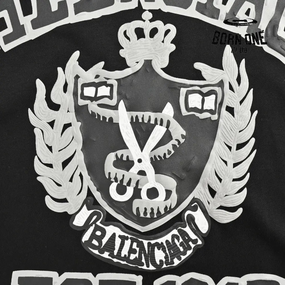 Balenciaga Est. 1917 Crest T-Shirt (Black) Camiseta T-shirt