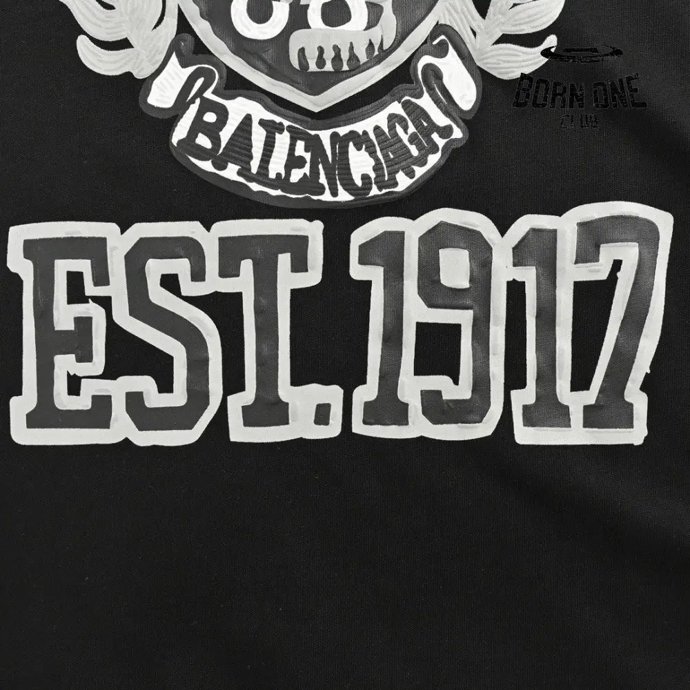 Balenciaga Est. 1917 Crest T-Shirt (Black) Camiseta T-shirt