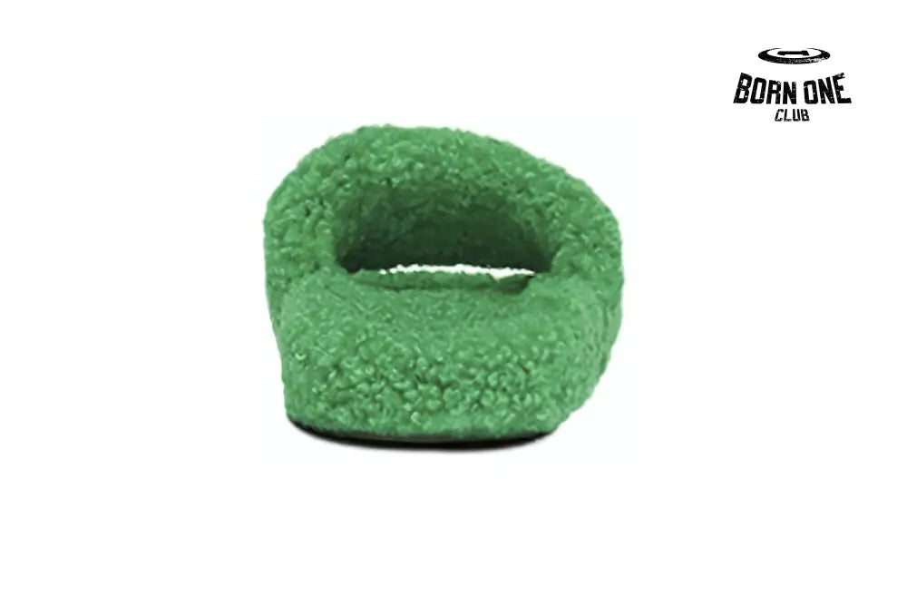 Balenciaga Furry Slide Green