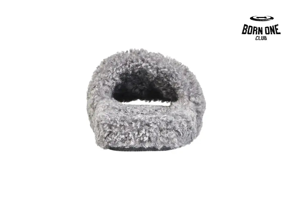 Balenciaga Furry Slide Grey