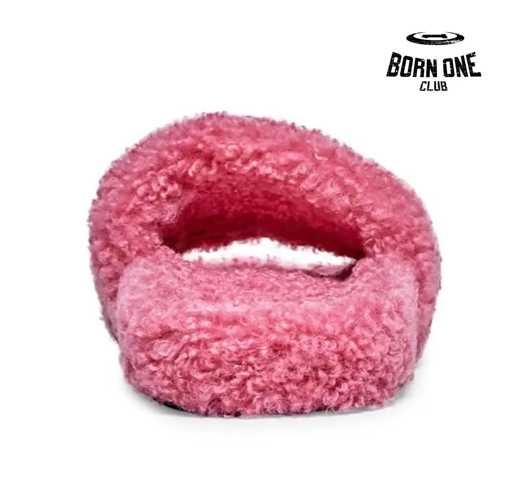 Balenciaga Furry Slide Pink