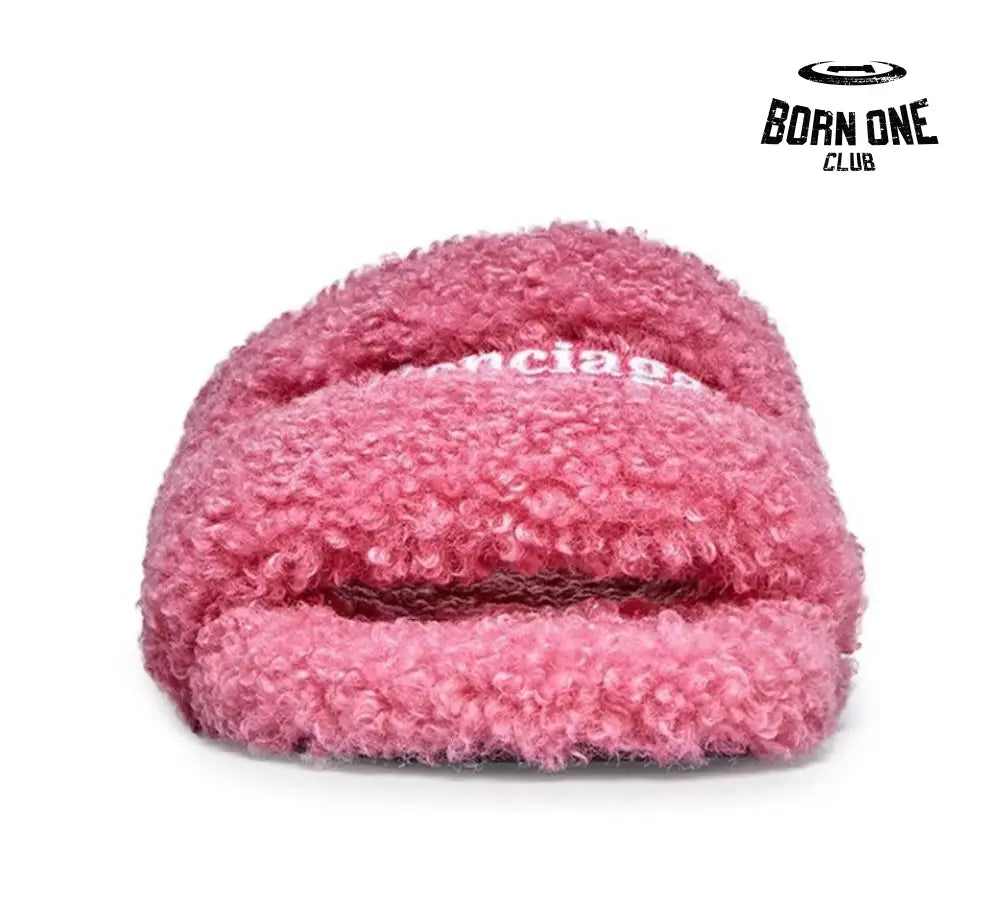 Balenciaga Furry Slide Pink
