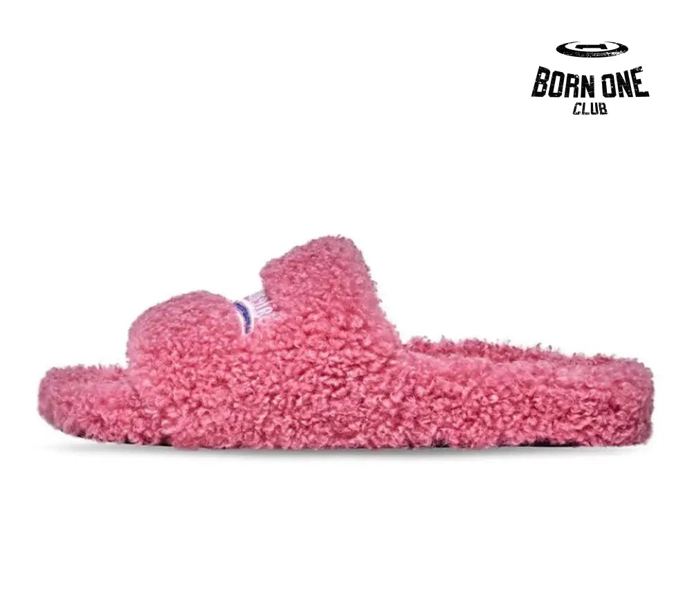 Balenciaga Furry Slide Pink