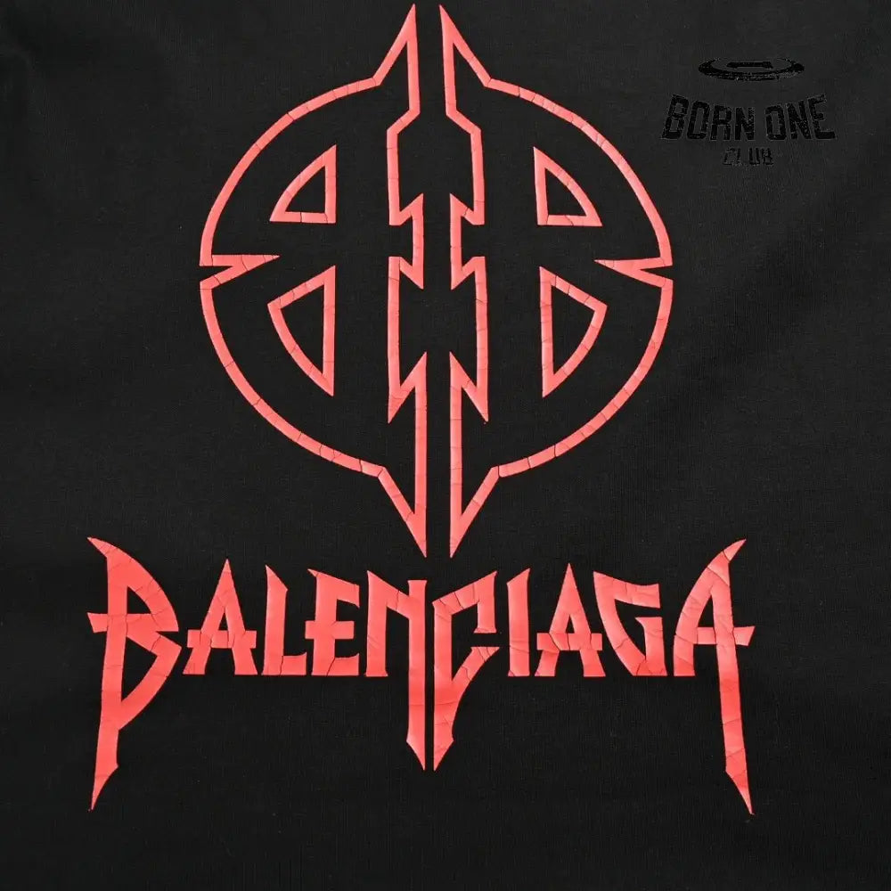 Balenciaga Gothic Logo T-Shirt (Black) Camiseta T-shirt