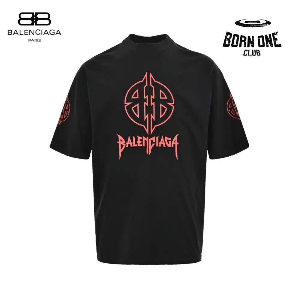 Balenciaga Gothic Logo T-Shirt (Black) Camiseta T-shirt