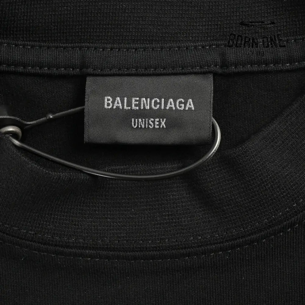 Balenciaga Gothic Logo T-Shirt (Black) Camiseta T-shirt