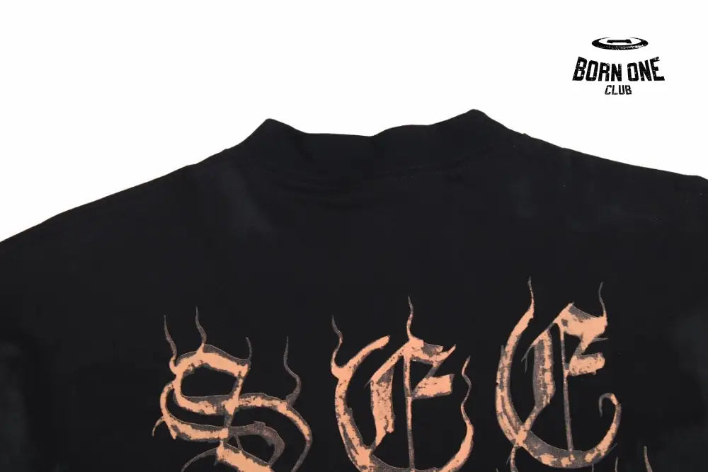 Balenciaga Gothic Logo T-Shirt Camiseta T-shirt