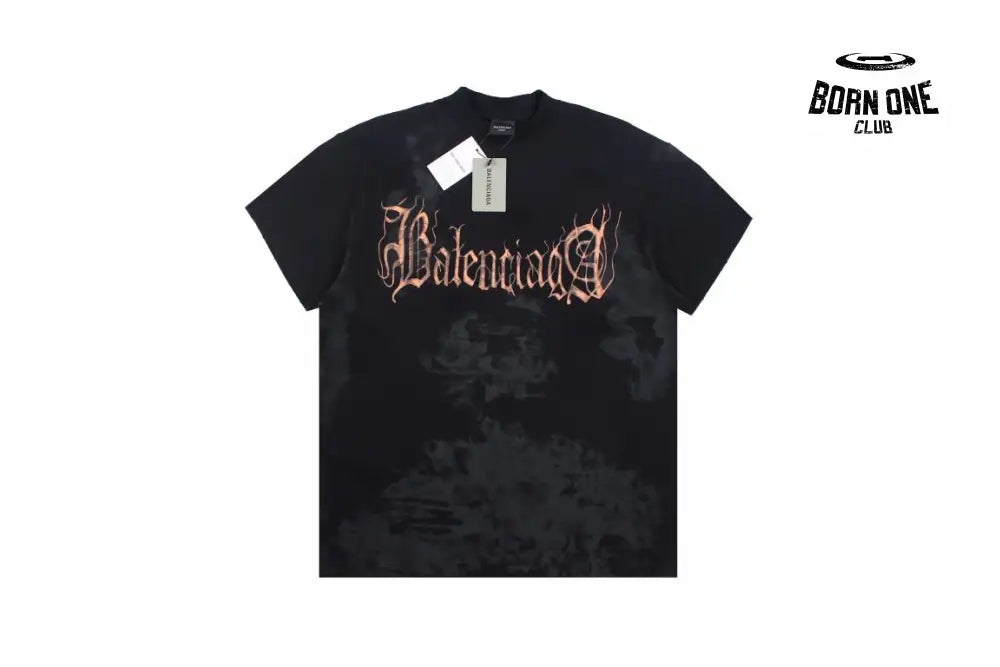 Balenciaga Gothic Logo T-Shirt Camiseta T-shirt