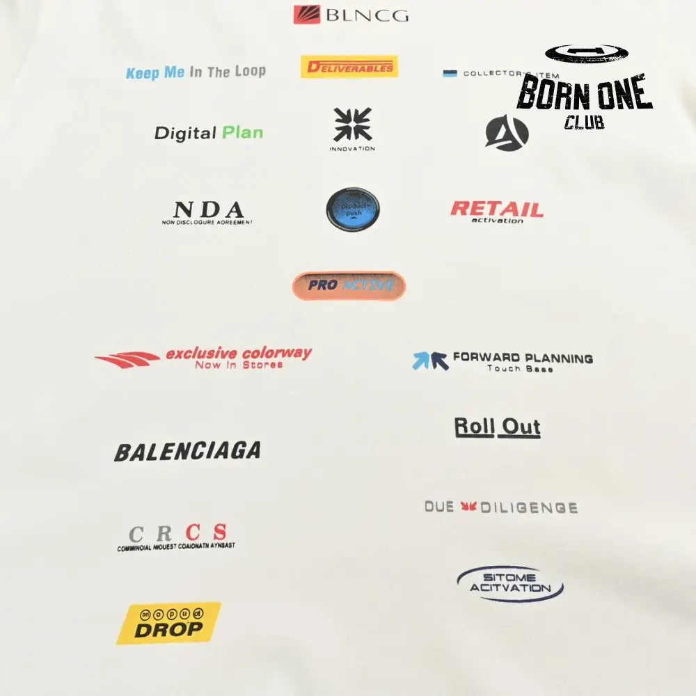 Balenciaga Graphic Print T-Shirt Camiseta T-shirt