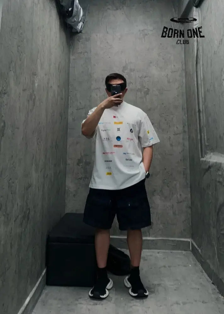 Balenciaga Graphic Print T-Shirt Camiseta T-shirt
