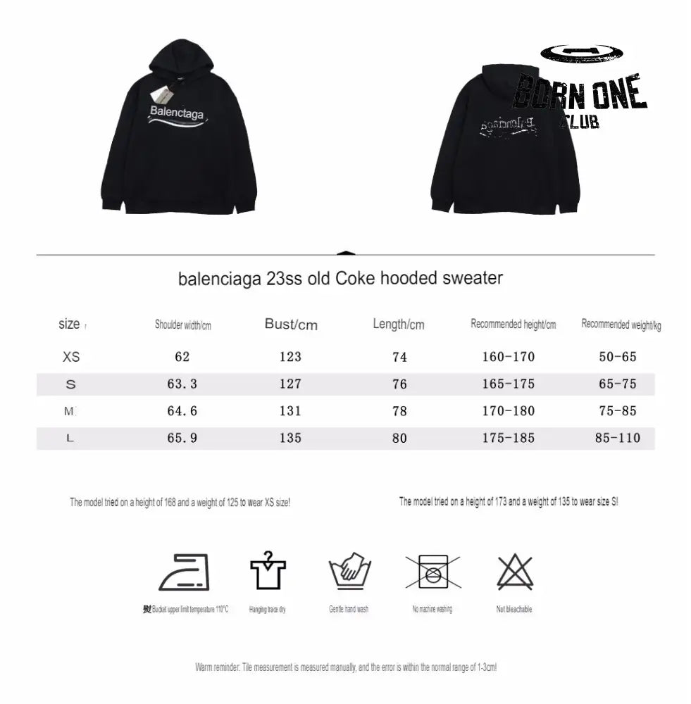 Balenciaga Hoodie Moletom Sweatshirts