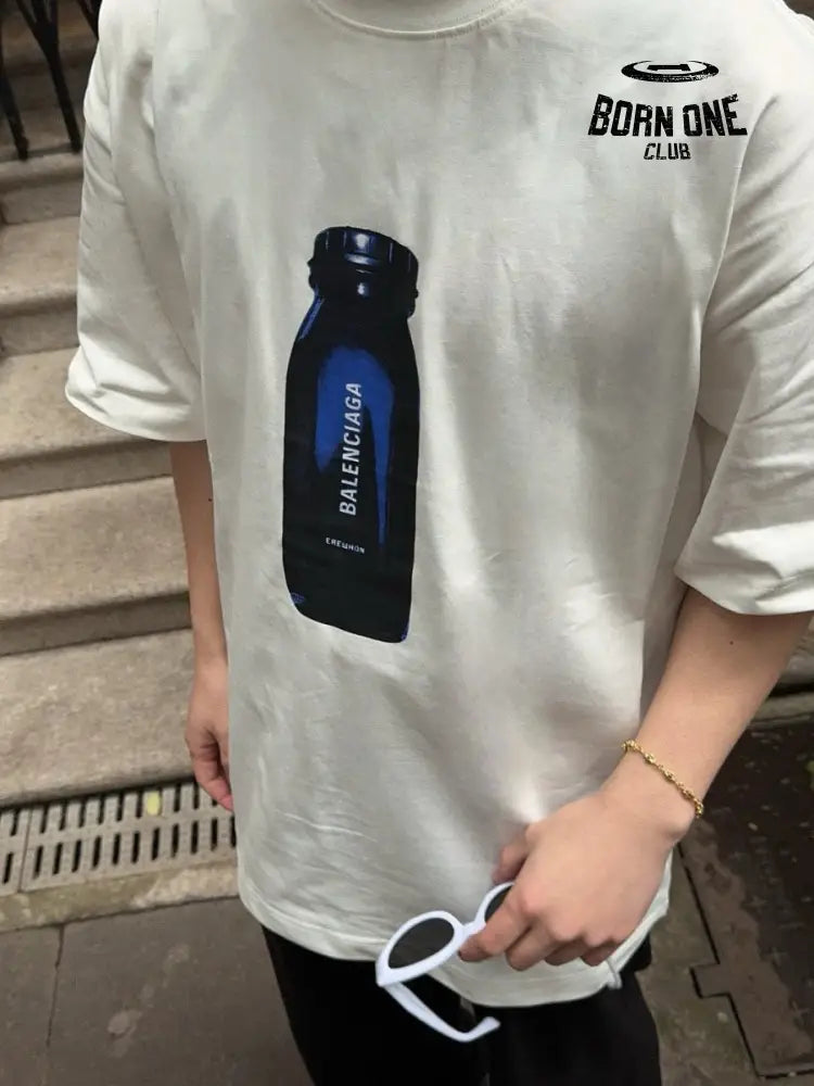 Balenciaga Juice Bottle T-Shirt Camiseta T-shirt