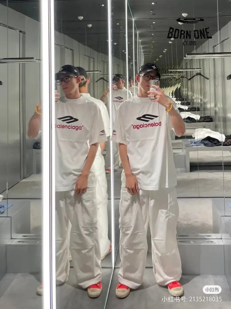 Balenciaga Logo Graphic T-Shirt Camiseta T-shirt