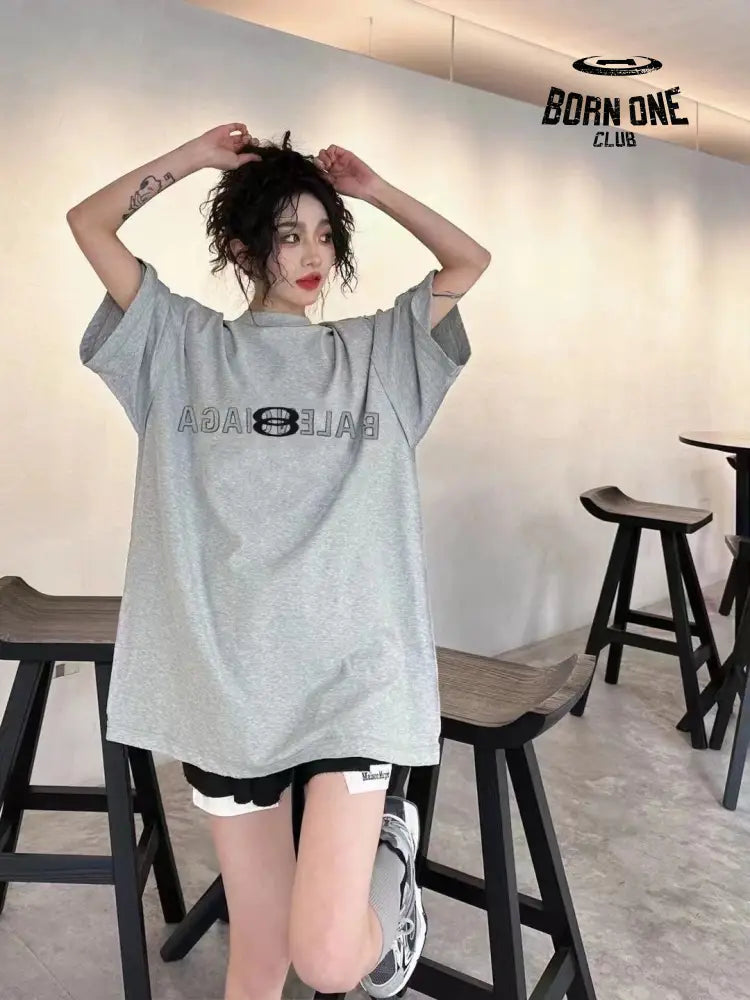 Balenciaga Reflective Logo T-Shirt Camiseta T-shirt