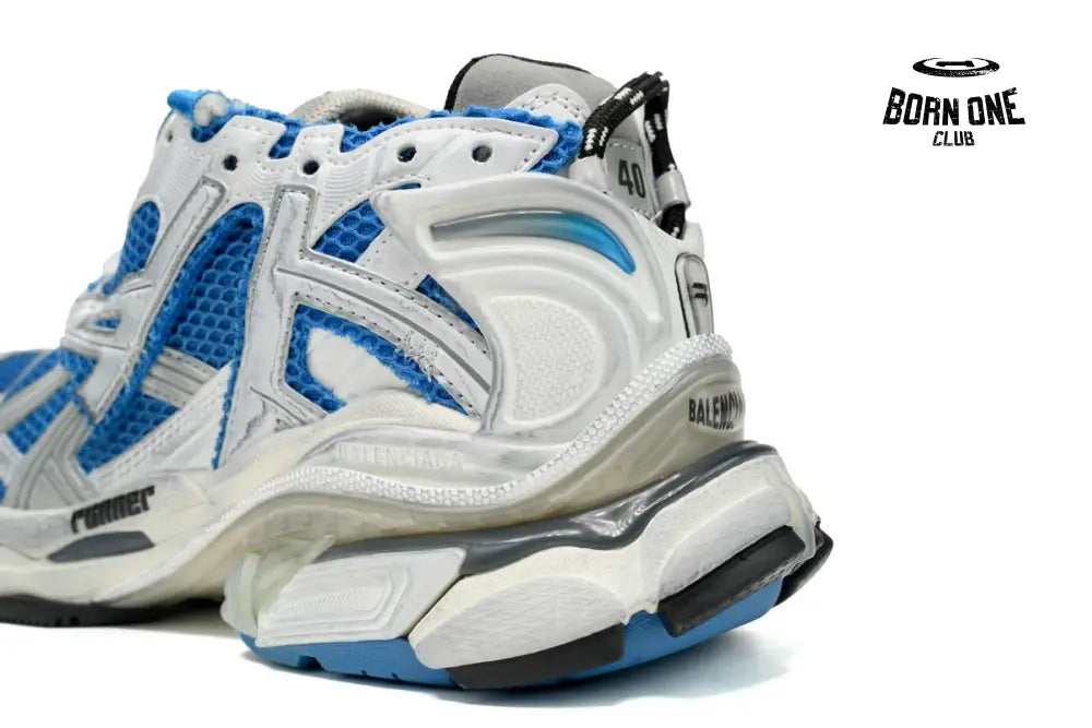 Balenciaga Runner White Blue