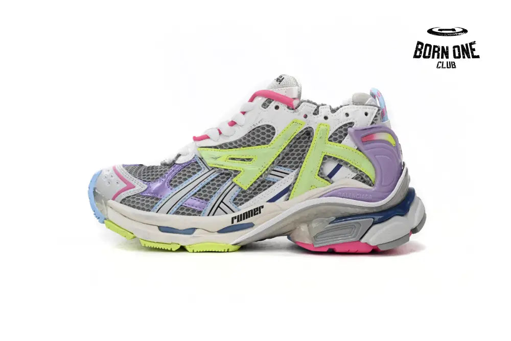 Balenciaga Runner White Yellow Purple