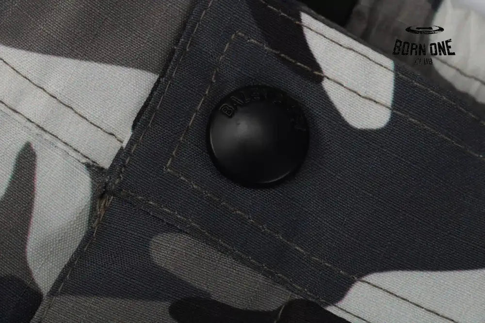 Balenciaga Ski Straight Pants in Grey Camo Calça