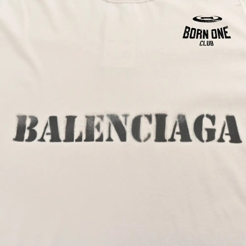 Balenciaga Stencil Logo T-Shirt Camiseta T-shirt