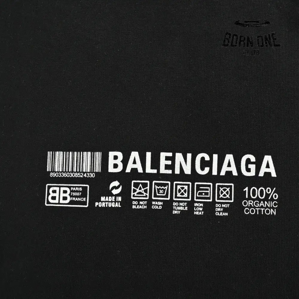 Balenciaga T-Shirt - Barcode Graphic Camiseta T-shirt