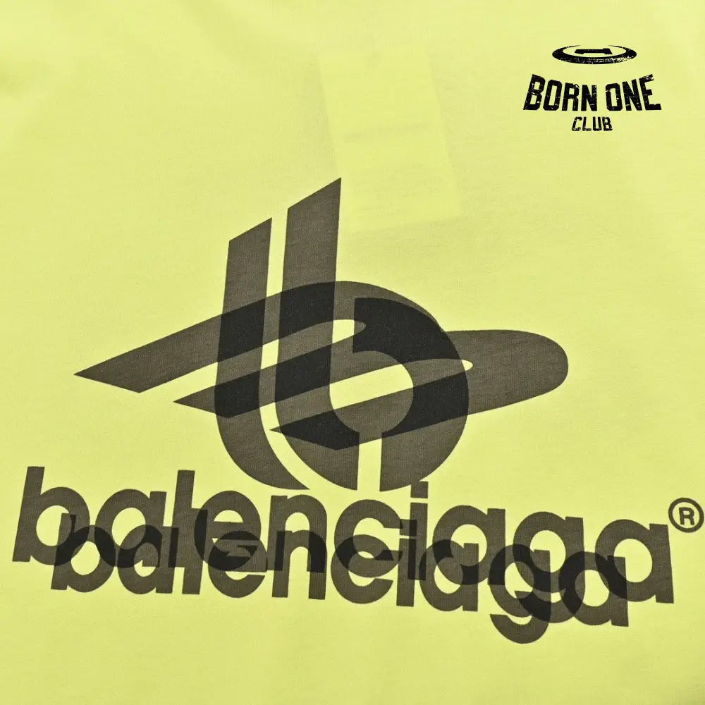 Balenciaga T-Shirt - Overlapping Logo Camiseta T-shirt