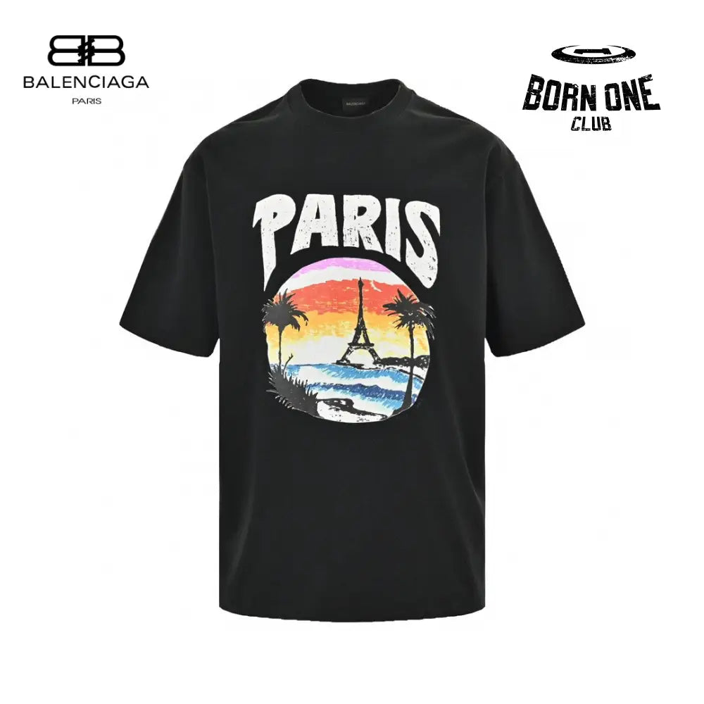 Balenciaga T-Shirt - Paris Graphic Camiseta T-shirt