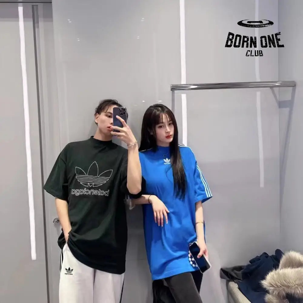 Balenciaga T-shirt with Adidas Logo Camiseta T-shirt