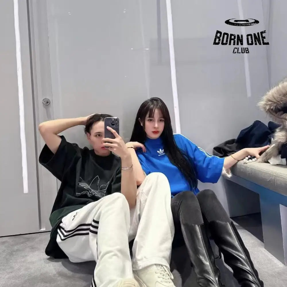 Balenciaga T-shirt with Adidas Logo Camiseta T-shirt