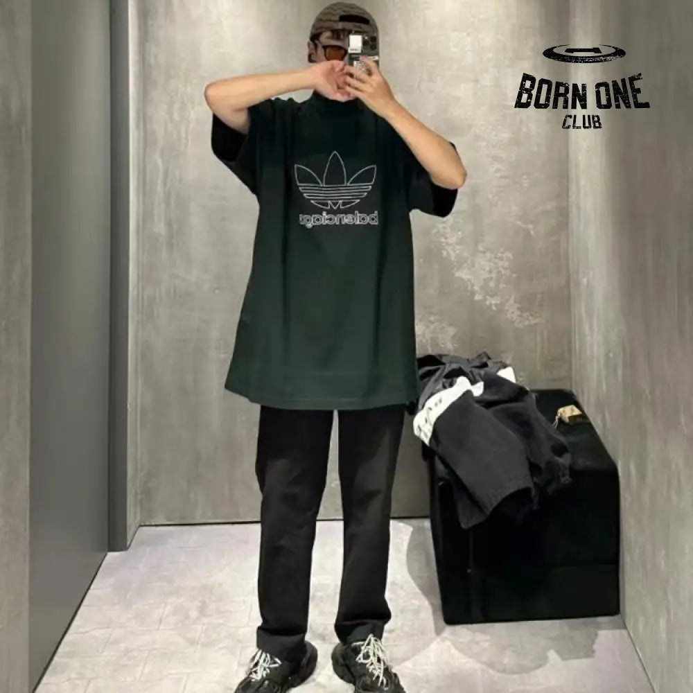 Balenciaga T-shirt with Adidas Logo Camiseta T-shirt