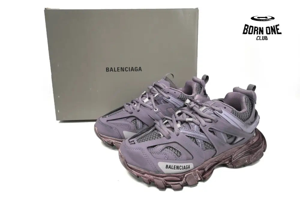 Balenciaga Track Black Gray Purple