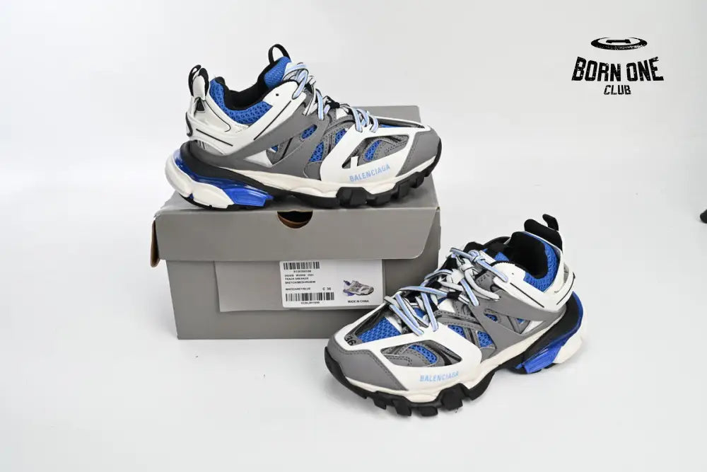Balenciaga Track Black Black Grey White Blue