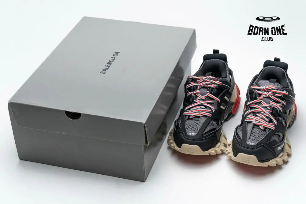 Balenciaga Track Black Red