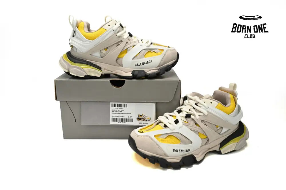 Balenciaga Track Black Rice Grey White Yellow