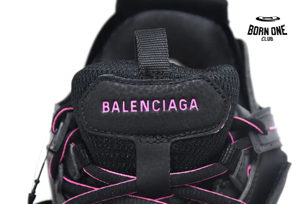 Balenciaga Track Black Rose Red