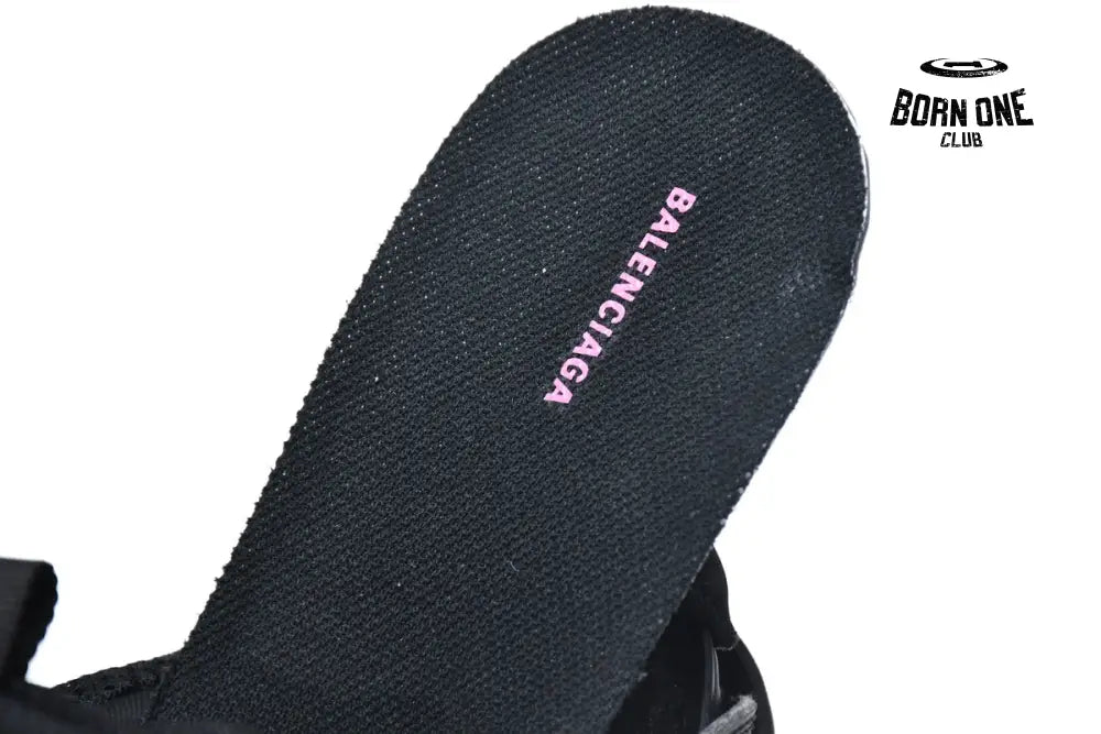 Balenciaga Track Black Rose Red